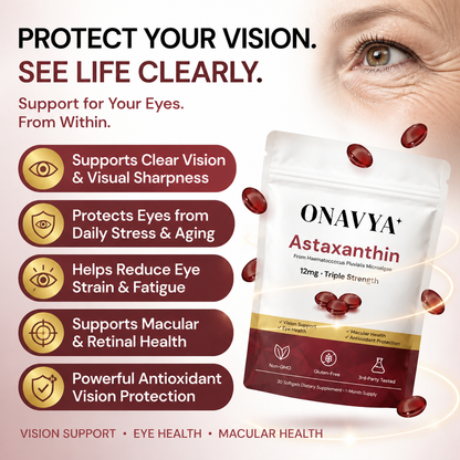 Onavya Astaxanthin 12mg Softgels for Vision