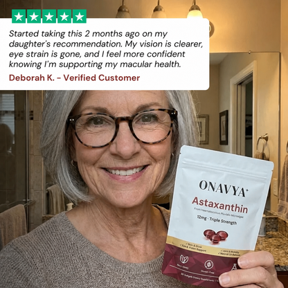 Onavya Astaxanthin 12mg Softgels for Vision