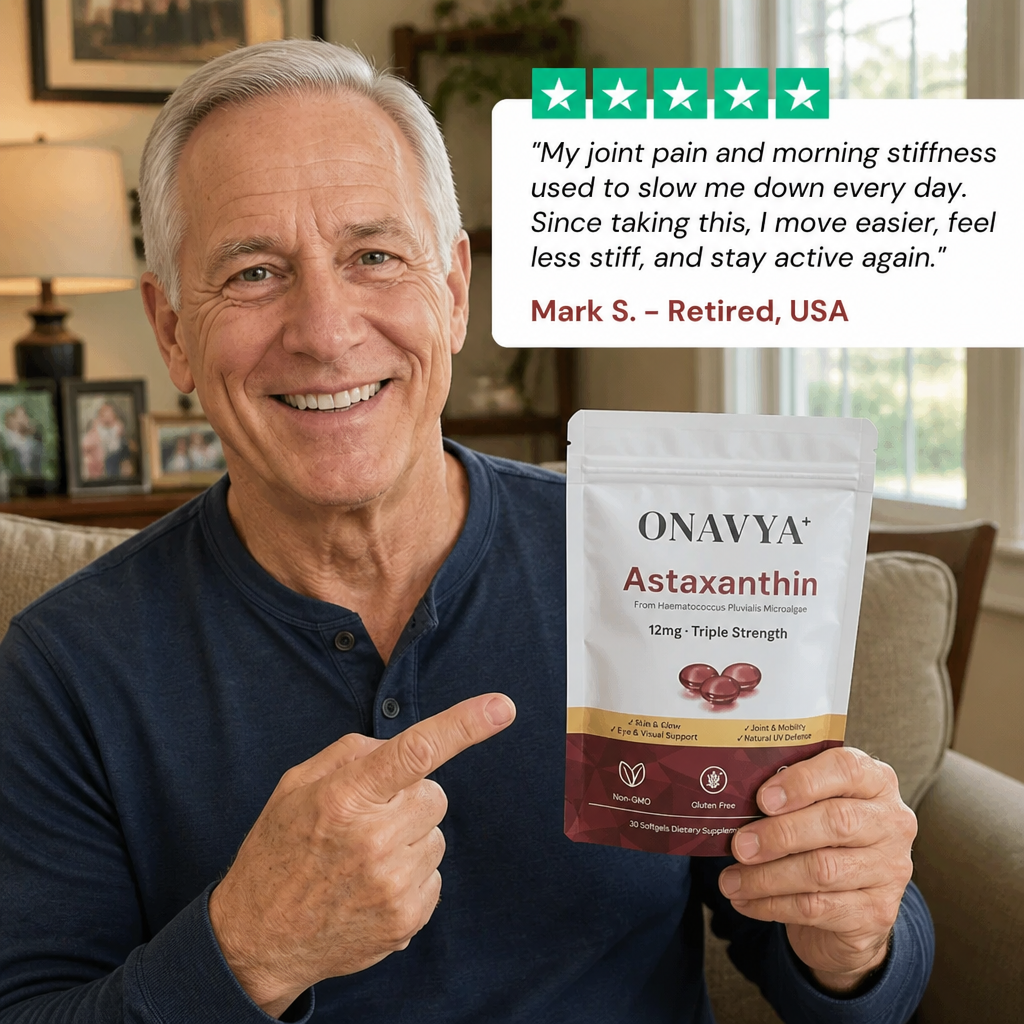 Onavya Astaxanthin 12mg Softgels for Joints